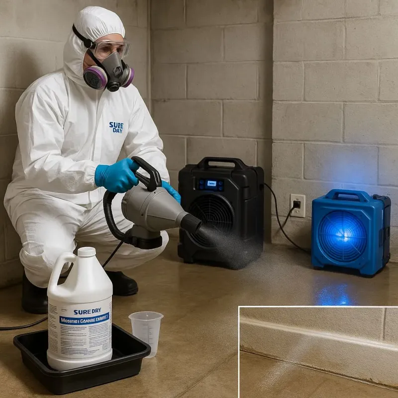 Sanitization and Odor Removal process in Stafford, CT