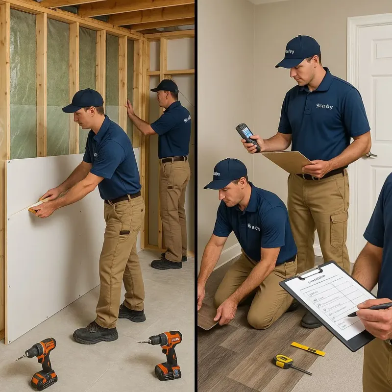 Repairs and Reconstruction process in Stafford, CT