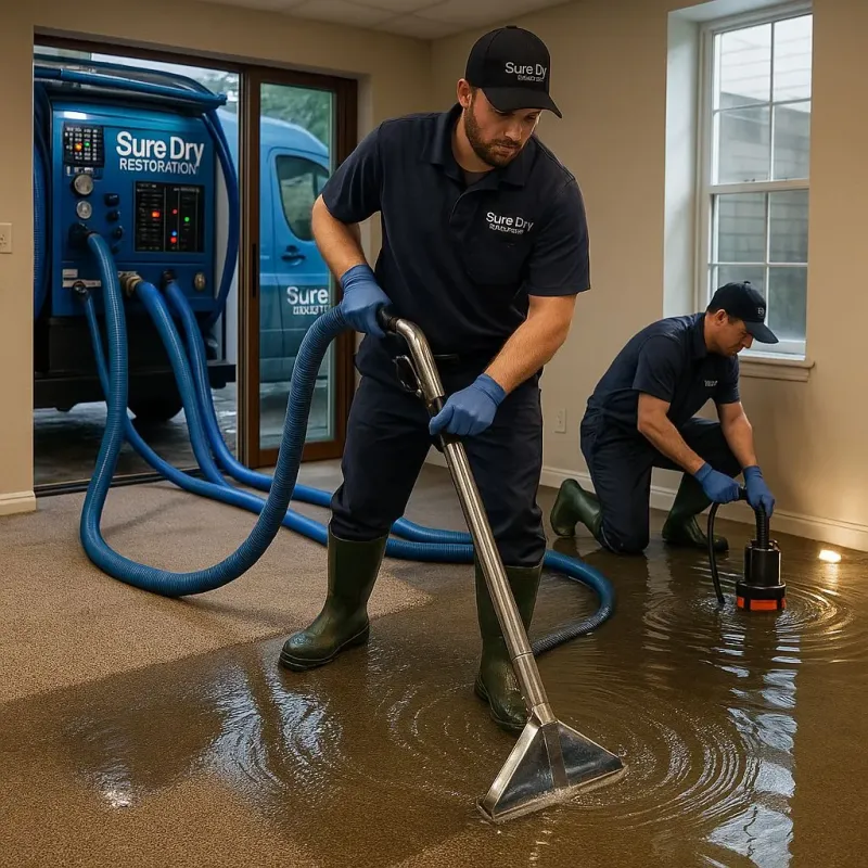 Water Extraction and Removal process in Stafford, CT
